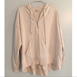 AERIE ran off the shoulder hoodie